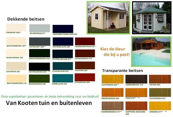 Grote foto blokhut rick 300x600 cm tuin en terras tuinhuisjes en blokhutten