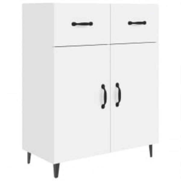 Grote foto vidaxl buffet haut blanc brillant 69 5x34x180 cm bois d ing huis en inrichting overige