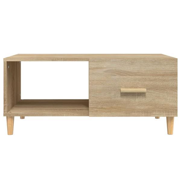 Grote foto vidaxl table basse ch ne sonoma 89 5x50x40 cm bois d ing nie huis en inrichting eettafels