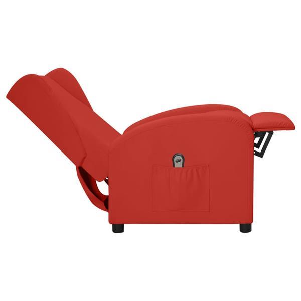 Grote foto vidaxl fauteuil inclinable lectrique oreilles bordeaux si huis en inrichting stoelen