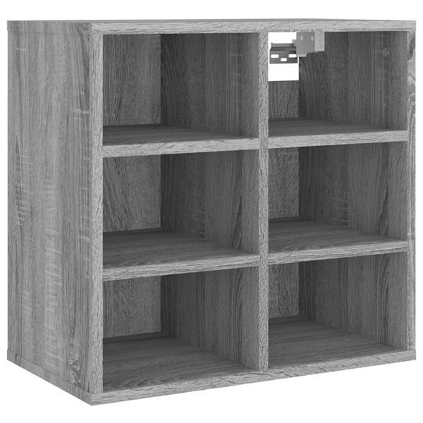Grote foto vidaxl armoire chaussures sonoma gris 52 5x30x50 cm huis en inrichting overige