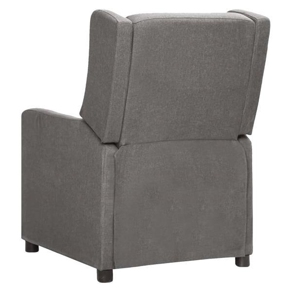 Grote foto vidaxl fauteuil de massage inclinable lectrique gris clair huis en inrichting stoelen