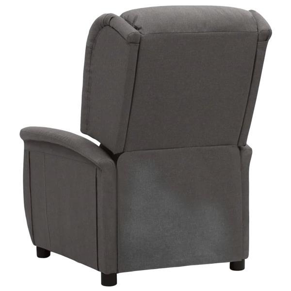 Grote foto vidaxl fauteuil de massage inclinable lectrique gris fonc huis en inrichting stoelen