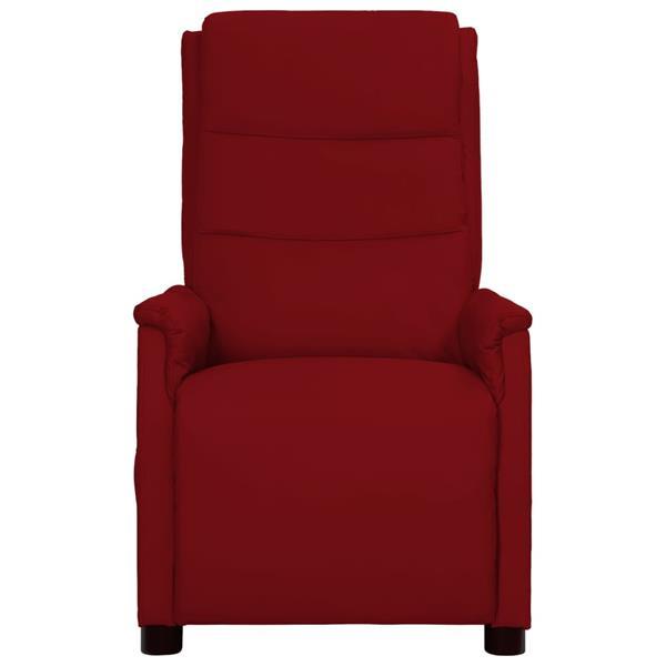Grote foto vidaxl fauteuil inclinable lectrique rouge bordeaux similic huis en inrichting stoelen