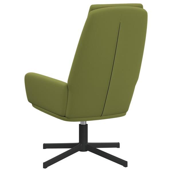 Grote foto vidaxl chaise de relaxation vert clair velours huis en inrichting stoelen