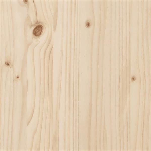 Grote foto vidaxl cadre de lit bois de pin massif 160x200 cm huis en inrichting bedden
