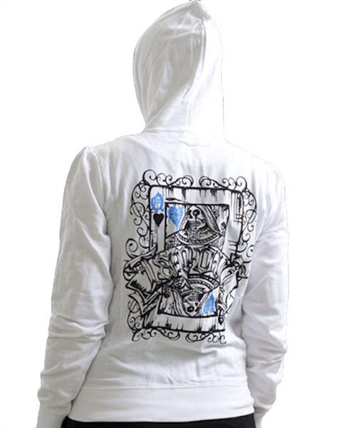 Grote foto tapout queen french terry hoodie dames kies uw maat s kleding dames jassen zomer