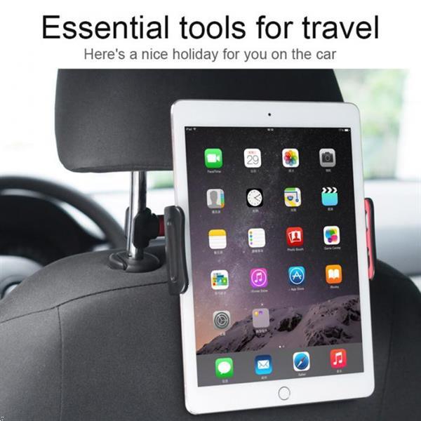 Grote foto drphone a6 pro aluminium auto hoofdsteun houder 360 graden auto onderdelen accessoire delen