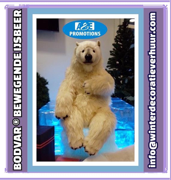Grote foto winterwonderland etalering mechelen ijsbeer huur diversen versiering
