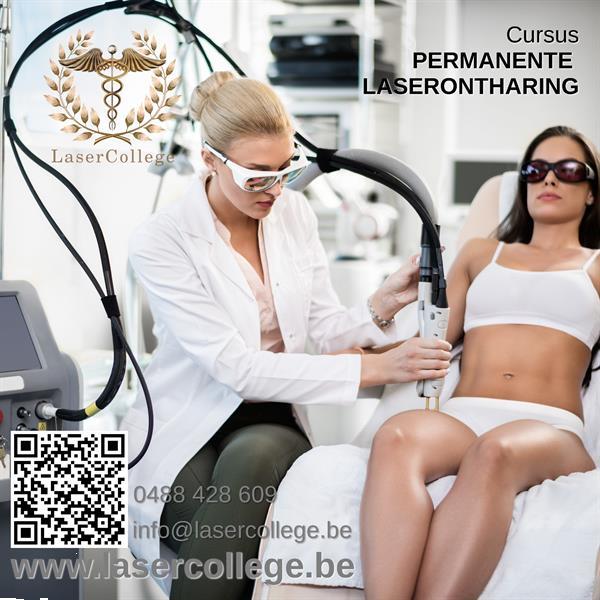 Grote foto geavanceerde laserontharing therapeut cursus beauty en gezondheid ontharing