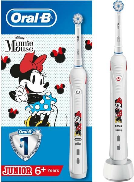 Grote foto oral b junior minnie mouse elektrische tandenborstel w witgoed en apparatuur koffiemachines en espresso apparaten