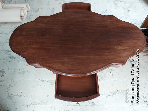 Grote foto ovalen biedermeiertafel antiek en kunst tafels