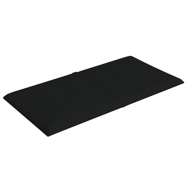 Grote foto vidaxl wandpanelen 12 st 0 54 m 30x15 cm stof zwart doe het zelf en verbouw materialen en producten