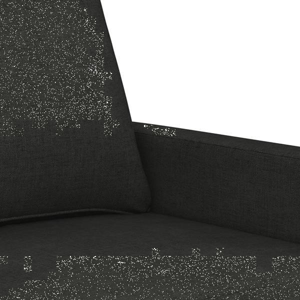 Grote foto vidaxl fauteuil 60 cm stof zwart huis en inrichting bankstellen