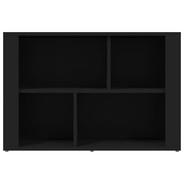 Grote foto vidaxl dressoir 80x30x54 cm bewerkt hout zwart huis en inrichting overige