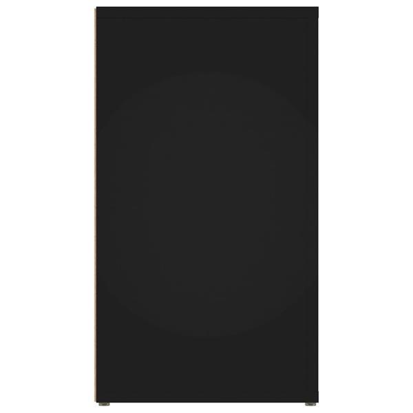 Grote foto vidaxl dressoir 80x30x54 cm bewerkt hout zwart huis en inrichting overige