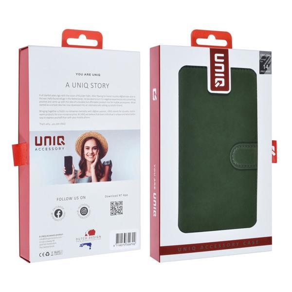 Grote foto uniq accessory iphone 14 pro max 2 in 1 bookcase en backcove telecommunicatie tablets