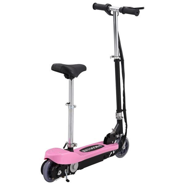 Grote foto vidaxl trottinette lectrique avec si ge 120 w rose fietsen en brommers steppen