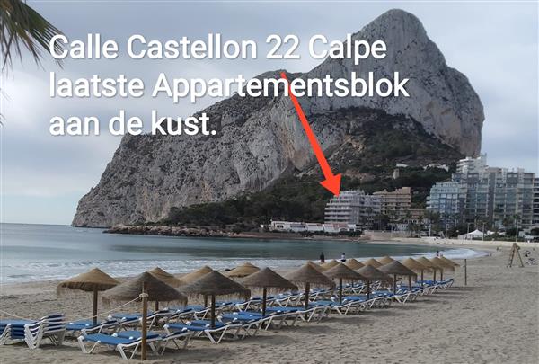 Grote foto appartement kust calpe met afgesloten garage vakantie spaanse kust