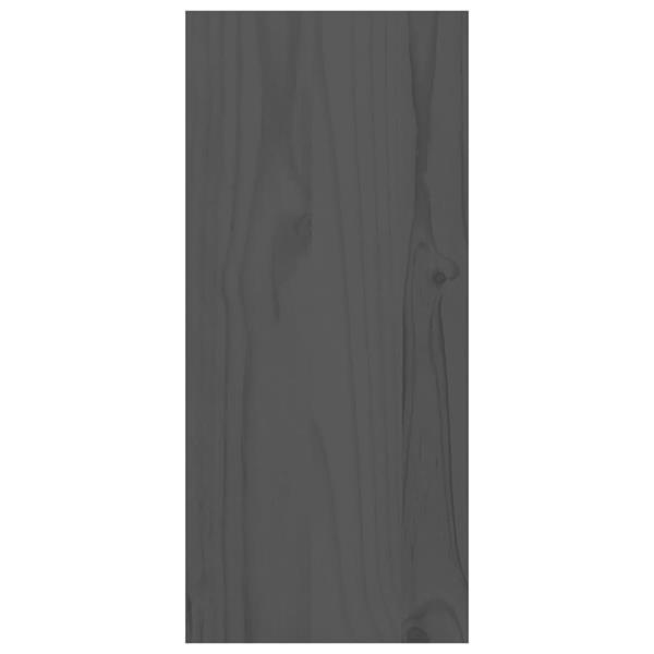 Grote foto vidaxl armoire vin gris 56x25x56 cm bois de pin massif huis en inrichting woningdecoratie