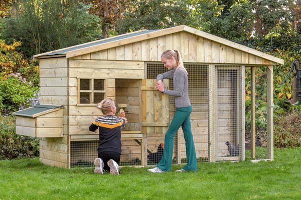 Grote foto kippenverblijf bielefelder tuin en terras tuinhuisjes en blokhutten