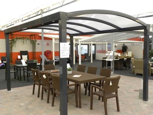 Grote foto aluminium gebogen carport 700x370 cm tuin en terras tuinhuisjes en blokhutten