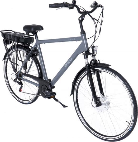 Grote foto amigo e active 28 inch 56 cm heren 6v v brakes matgrijs fietsen en brommers elektrische fietsen
