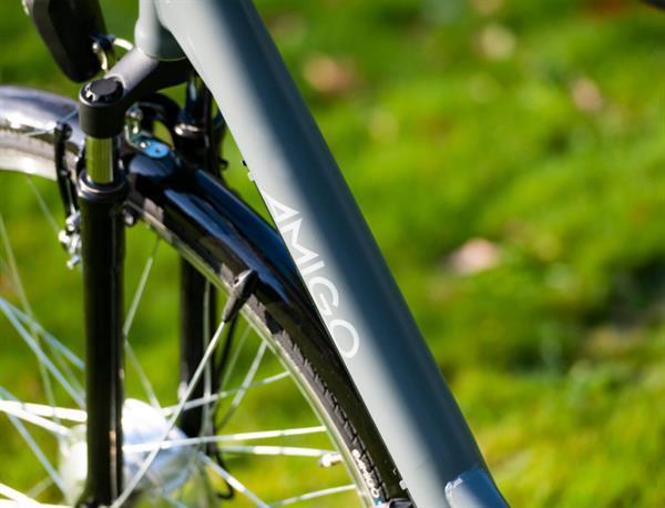 Grote foto amigo e active 28 inch 56 cm heren 6v v brakes matgrijs fietsen en brommers elektrische fietsen