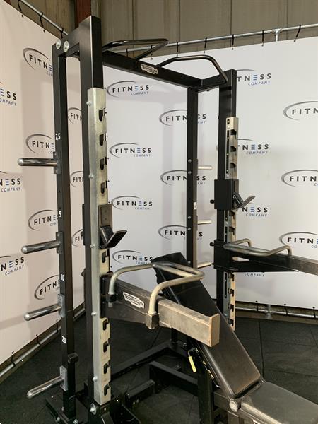 Grote foto technogym pure strength olympic half rack power rack s sport en fitness fitness