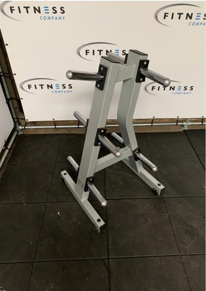 Grote foto technogym pure strength plate tower schijven rek grijs sport en fitness fitness