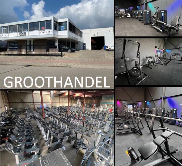 Grote foto technogym pure strength plate tower schijven rek grijs sport en fitness fitness