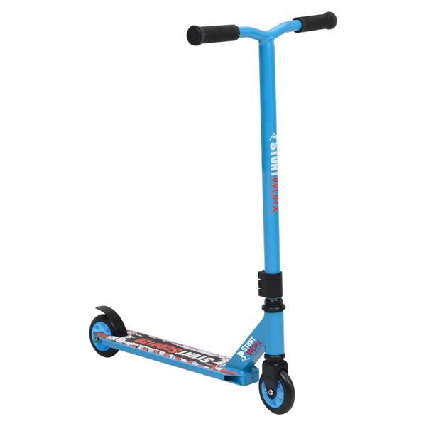Grote foto vidaxl trottinette avec guidon en aluminium bleu fietsen en brommers steppen