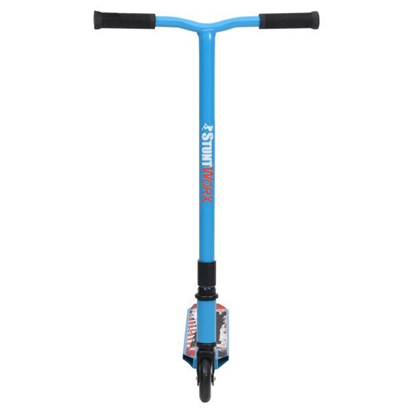 Grote foto vidaxl trottinette avec guidon en aluminium bleu fietsen en brommers steppen
