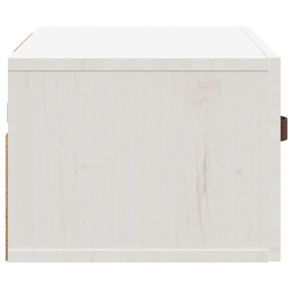 Grote foto vidaxl table de chevet murale blanc 40x29 5x22 cm huis en inrichting overige