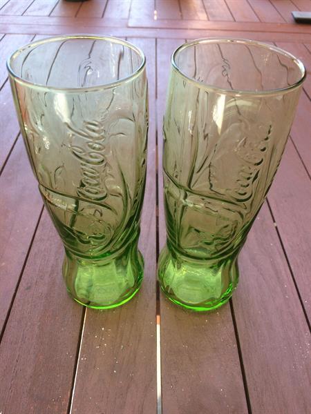 Grote foto coca cola glazen 7stuks verzamelen glas en borrelglaasjes