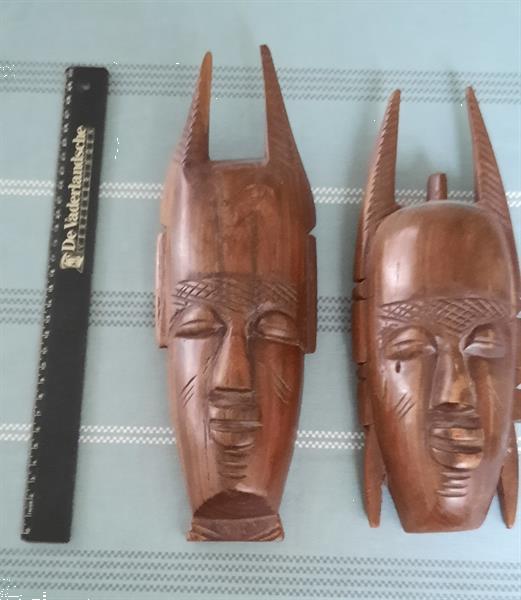 Grote foto afrikaanse maskers antiek en kunst kunst