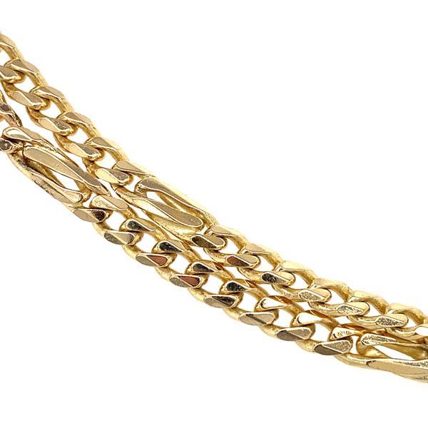 Grote foto gouden collier valkenoog 70 cm 14 krt kleding dames sieraden