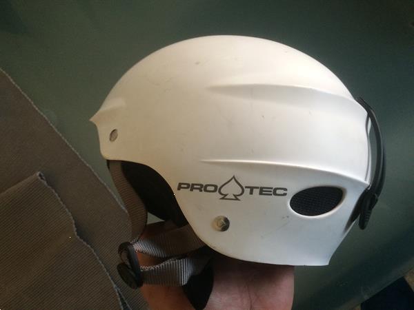 Grote foto skihelm snowboardhelm pro tec wit maat 52 54 sport en fitness ski n en langlaufen