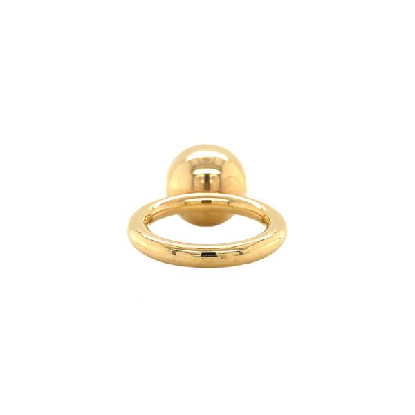 Grote foto gouden ring met robijn en diamant 18 krt kleding dames sieraden