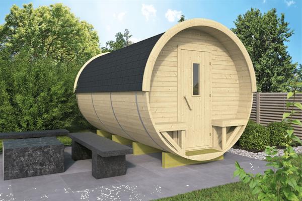 Grote foto camping barrel 215x330 cm tuin en terras tuinhuisjes en blokhutten