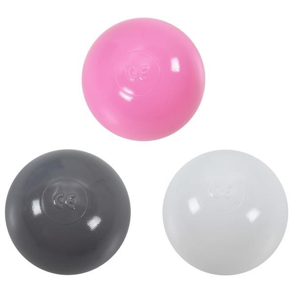 Grote foto vidaxl kinderspeeltent met 250 ballen 70x112x70 cm roze kinderen en baby los speelgoed