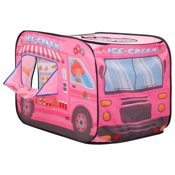 Grote foto vidaxl kinderspeeltent met 250 ballen 70x112x70 cm roze kinderen en baby los speelgoed