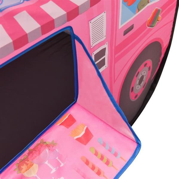 Grote foto vidaxl kinderspeeltent met 250 ballen 70x112x70 cm roze kinderen en baby los speelgoed
