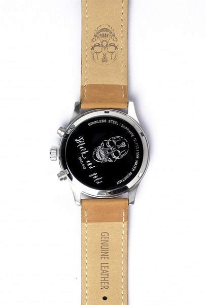 Grote foto polshorloge black gold san crist bal horloge azul kleding dames horloges