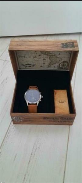 Grote foto polshorloge black gold san crist bal horloge azul kleding dames horloges