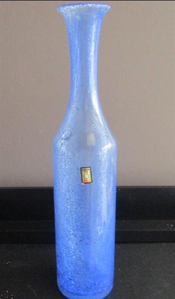 Grote foto azuurblauwe karcag vaas antiek en kunst vazen