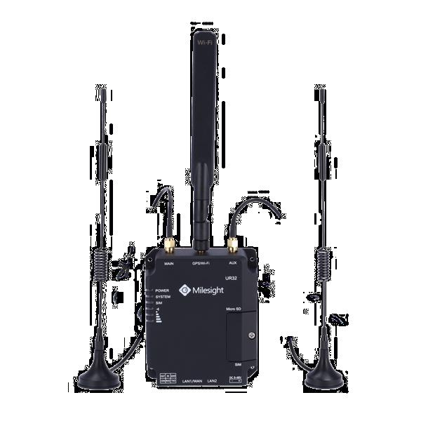 Grote foto milesight ur32 industri le 4g router met wifi rs232 rs485 computers en software netwerkkaarten routers en switches