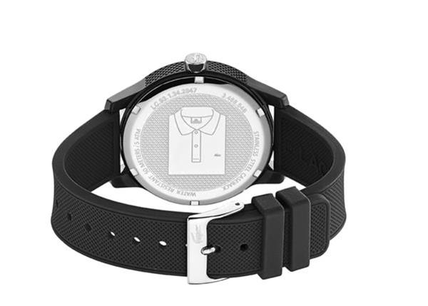 Grote foto lacoste zwart heren horloge met zwarte horlogeband kleding dames horloges