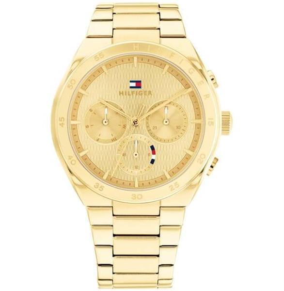 Grote foto tommy hilfiger horloge florence 38 goudkleurig th178257 kleding dames horloges