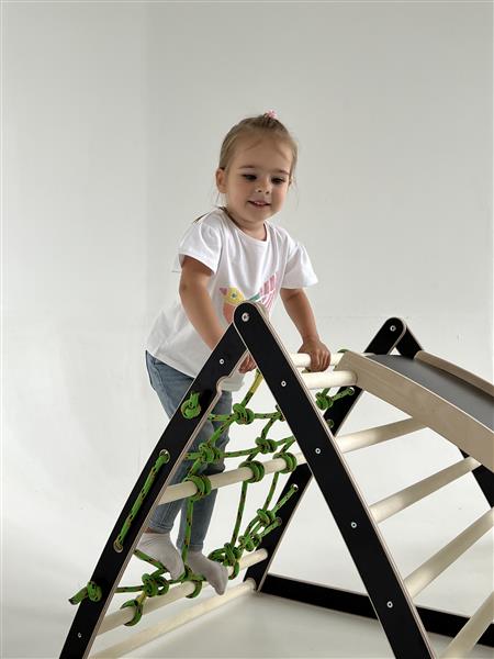 Grote foto pikler houten peuten klimrek met glij kinderen en baby complete kinderkamers